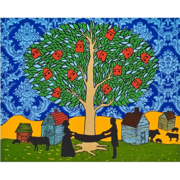 The Golden Tree, 2010, serigraph, Ed 70, 20 x 24"