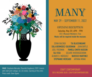 Many Exhibition Announcement Craft Contemporary