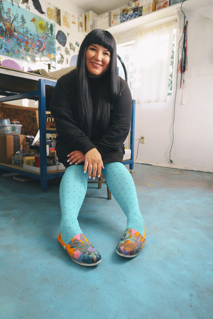 Stephanie Mercado Toms Shoes Artist Series Collaboration